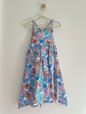 (NWT) Tommy Bahama White & Multicolor Pastel Floral Dress Kids Size 3T BEAUTIFUL